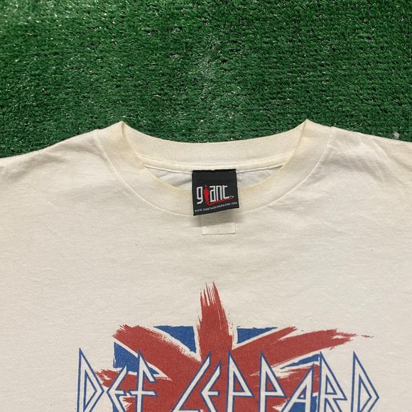 Vintage Y2K Essential Baggy Def Leppard Rock Band T-Shirt - Picture 4 of 6